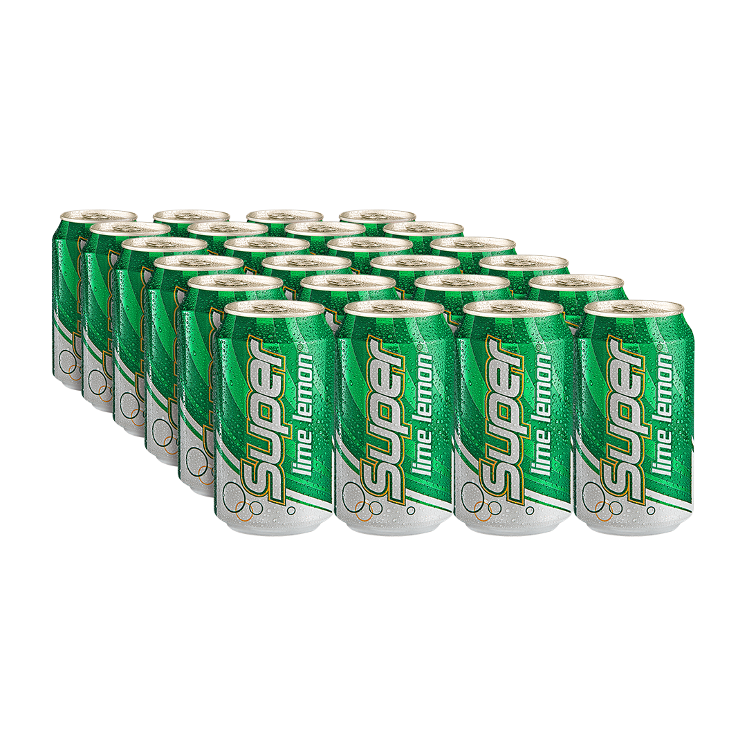 24 Pack Super Lime Lemon en Lata